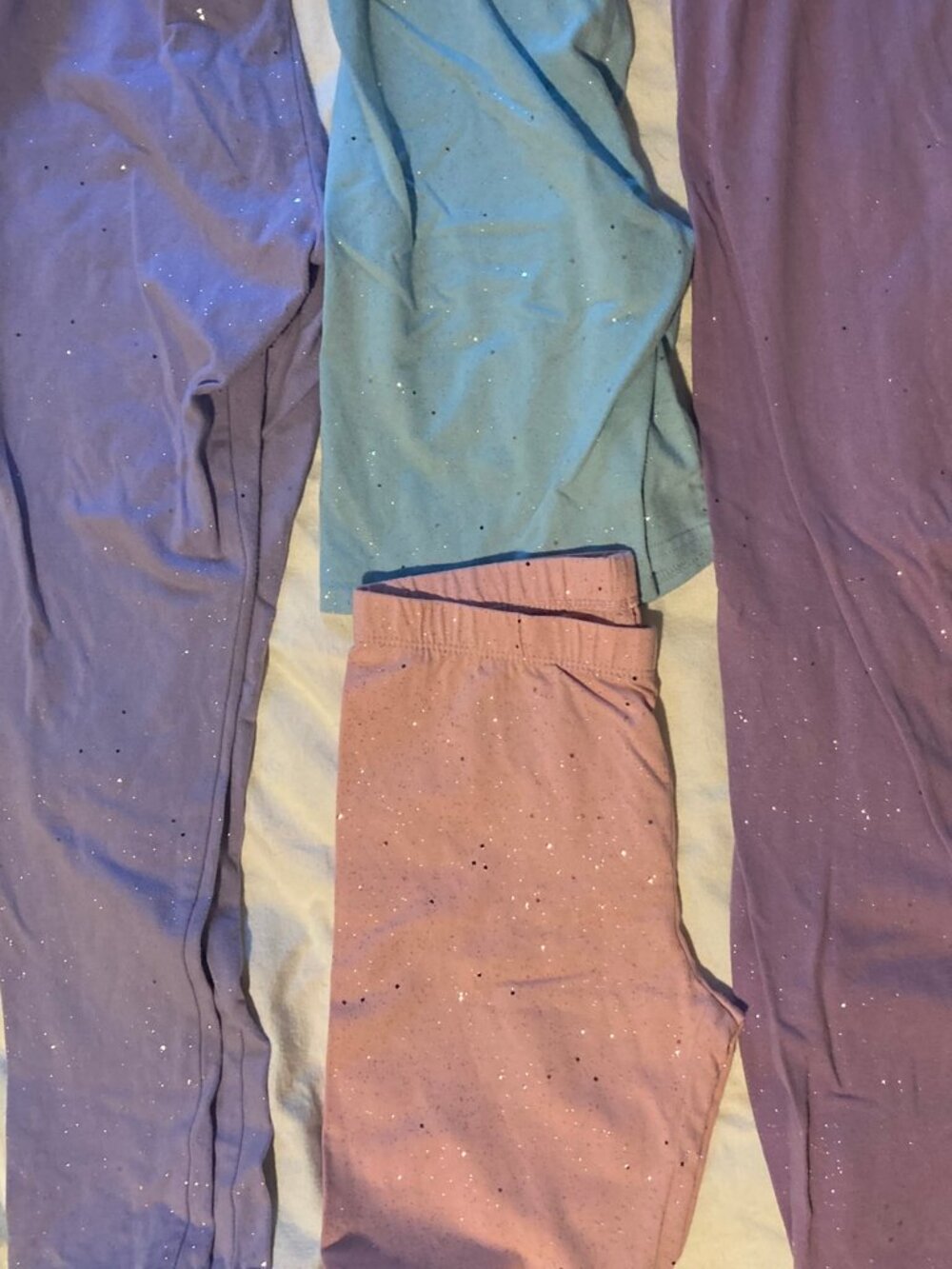 Thereabouts girls sparkly pants and shorts (lot of 5), size 10-12